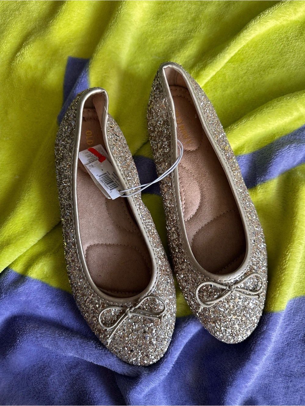 Old navy size 6 sparkly sandals